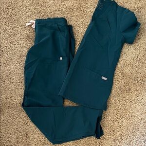 Figs scrub set Technical Collection XS teal